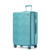 Valise Rigide Supercase Grande Taille 74cm Bleu | Soute 4 Roulettes TSA | Résistante et Pratique