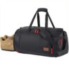 Sac de Sport Lifewit Homme & Femme 40L Multifonction Voeu de Voyage et Gym Noir Recycled