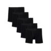 Amazon Essentials Boxers en Jersey De Coton pour Homme, Lot de 5 - Comfort ethydratation - Idéal pour le sport et la mai