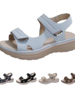 Sandales de plage orthopédiques confortables pour femmes Été marche plateforme respirantes bout ouvert