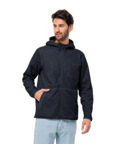 Veste À Capuche Jack Wolfskin Tannenspur M - Polaire Homme - Chaude et Pratique pour le Hiking - Taille M - Polaire de Q