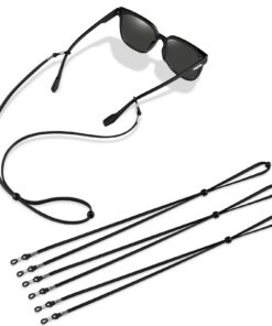 Cordon Lunettes Wanme, Femme Hommes, Attache Lunette, Chaîne Longue,accessoires d'optique, 3 pièces