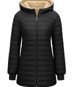 RITOSTA Manteau Femme Hiver Chaud Polaire Parka Matelassée avec Poches.global recyclé