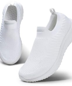 HKR baskets pour femme respirantes chaussures de running marche sport travail légères 35-42EU