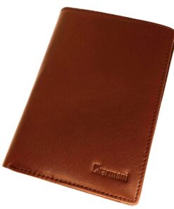 Charmoni Portefeuille Homme Grande Classique Cuir Vachette Porte Carte Crédit Monnaie Carte Grise permis pièce d'identit