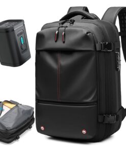 Quincry Vacpack - Sac à dos extensible et gonflable de 50 litres pour voyageurs en quête d'espace supplémentaire