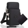 LYJOW Poche Téléphone Portable Femme Sac Bandoulière Reglable Rose - Mode pour Sport et Loisirs