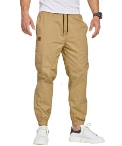 Pantalon de Travail ZOXOZ Homme Casual Jogging Slim Fit Coton avec Quatre Poches Pantalon Cargo ZOXOZ Homme Jogging Spor