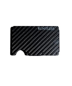 RLNTLESS Portefeuille en fibre de carbone avec technologie RFID pour homme | Portefeuille minimaliste | Portefeuille pin