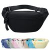 Mayoii Sac Banane Femme Velours Côtelé Tendance Sangle Réglable | Sac Bandoulière Idéal Pour Usage Quotidien Voyages Ran