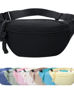 Mayoii Sac Banane Femme Velours Côtelé Tendance Sangle Réglable | Sac Bandoulière Idéal Pour Usage Quotidien Voyages Ran