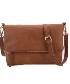 Sac à bandoulière Gladdon femme, petit sac tendance, soirée rétro, grand espace de rangement cuir végétalien