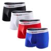 Casey Kevin Boxer Coton Peigné Homme - Caleçon Homme Lot de 4 - Emballé Individuellement
