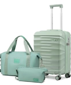 Valise Rigide Sea Choice 55x40x20cm pour Voyage avec Serrure TSA et Roues à 360° Valise Rigide Sea Choice 3 Pièces Légèr