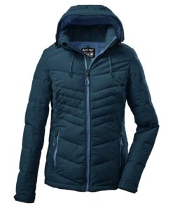 Killtec Kow 149 Wmn Qltd Jckt Veste effet duvet avec capuche zippée Femme Hiver Chic et Chaude