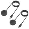 Chargeur Wanme compatible Samsung Galaxy Watch 6/6 Classic/5/5 Pro/4/4 Classic/3, cable de charge USB C sans fil 100 cm