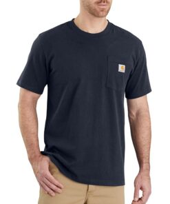 Titre SEO optimisé : T-shirt de travail Carhartt K87 Poche Homme - Survêtement Utilitaire Élégant & Comfortable | Taill