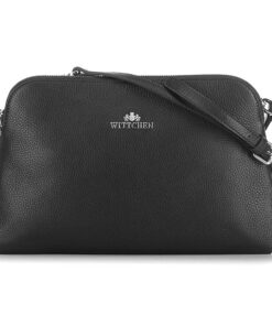 Sac WITTCHEN messager femme en cuir à deux compartiments - mode et pratique pour le bureau et la déplacement - grand esp