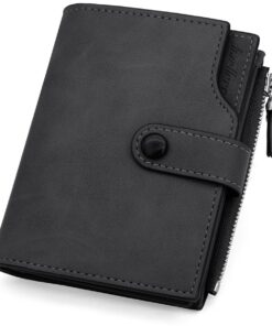 GOUNNU Portefeuille Homme en Cuir Bifold RFID Protection contre les Fraudeurs Capacité Élevée pour Homme Versatile ave 1