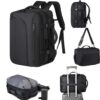 Sac À Dos YRTUOP Sous Vide De Voyage Léger, Sac À Dos Compressible Extensible 36-55L Pour Femme Homme, Organisé Pour Voy