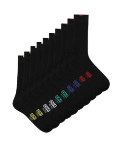 Chaussettes Ecodim x5 – Homme | Talons & Pointes Renforcés | Coton Doux Maille Fine | Confort Quotidien