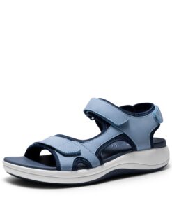 DREAM PAIRS Sandales de Sport Confortables pour Femmes avec Brides Réglables - Idéales pour le Week-end et le Fitness -
