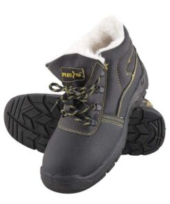 REIS Chaussures de sécurité Chaussures de travail to empeigne cuir de vachette S3 gefütter Embout en acier pour adultes