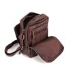 Sac à bandoulière BAIGIO Homme en Cuir Vrai - Pour Travail et Voyage - Sacoche Croisée Vintage - Petit Sacoche Bandouliè