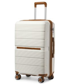 Valise cabine British Traveller 38 Litres Rigide Polypropylène | Voyageurs Équipement Valable pour Sérieuses Voyage | Cr
