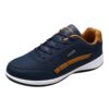 Baskets Homme Respirantes Chaussures De Sport À Laçage Semelle Souple