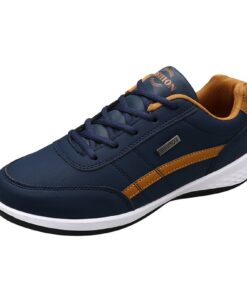 Baskets Homme Respirantes Chaussures De Sport À Laçage Semelle Souple