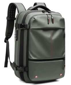 Sac à Dos de Compression pour Voyage en Avion – Sac sous Vide Expansible 60L avec Airbag, Antivol et Imperméable