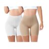 Générik Lot de 2 Shorty Femmes sous Robe en CotonAnti Frottement Shorts Cuisse Comfortabledouces Leggings Femmes Coton S