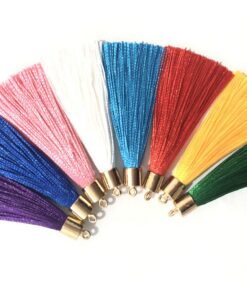 WANM Bijoux Petit Gland Soie Or Artisanat USA Feminin Adour Joaillerie