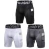 DaobaMEN Shorts de Compression pour Hommes Cool Dry avec Poches Latérales pour la Course et Gym - Lot de 3