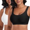 Soutien-gorge Ganado sans coutures confortable pour femme - Rembourré - Lisse