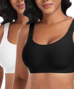 Soutien-gorge Ganado sans coutures confortable pour femme - Rembourré - Lisse