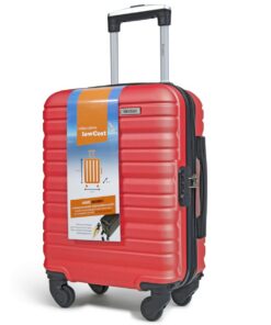 Valise KINSTON pour EasyJet - Rouge, Léger et Durable | Roues Pivotantes Amovibles | Bagage à Main LowCost
