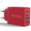 Aioneus Chargeur USB C 40W Multi Port pour iPhone 16-15-14-13-12-11-Pro Max-XS-XR-8-7-6S Plus Mini SE-iPad-Samsung, Rapi