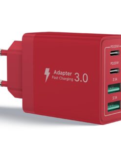 Aioneus Chargeur USB C 40W Multi Port pour iPhone 16-15-14-13-12-11-Pro Max-XS-XR-8-7-6S Plus Mini SE-iPad-Samsung, Rapi