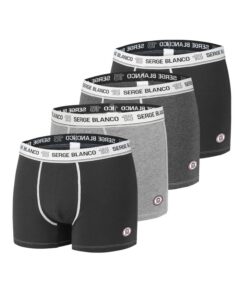 Serge Blanco Caleçons Hommes Coton Respirants Lot de 4AGRÉABLE USEE