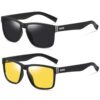 Hifot lunettes de soleil homme femme polaires UV400