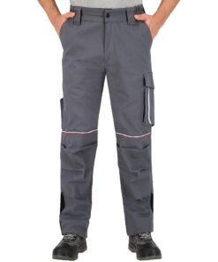BWOLF Raptor Coton Pantalon de Travail pour Homme avec Poches multifonctionnelles, Poches genouillères, Bandes réfléchis