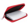 KEESIN Femmes Porte-Cartes en Cuir Zipper Rouge 26 Fentes