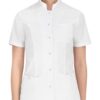B-well Lisa blouse médicale pour esthéticienne professionnelle - Blanc - Tenue avec 3 poches - Taille EU - Uniforme de t