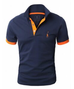 GLESTORE T-Shirt Polo Homme Manche Courte Golf Tennis Casual Sport en Coton