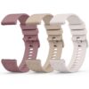 Wanme Silicone Bracelet Homme Femme 20mm 22mm Souples Dégagement Rapide Boucle Même Couleur 3 Pièces