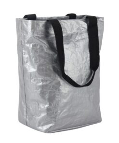 Hapo-G - Sacraque arrière vélo - Polypropylène recyclé - Fixation Porte-Bagages - Anse de Portage - Contenance 17L - Dim