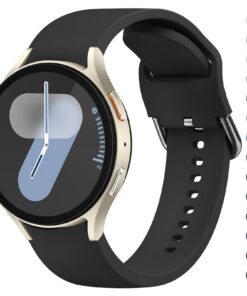 Watches Wanme compatibles avec Samsung Galaxy Watch 6/4/5/7 pour Femmes et Hommes, Bracelet Sport en Silicone Souple 40m