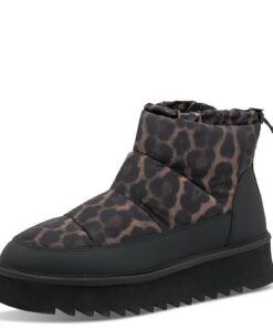Tamaris Femme WL Boot 1-26810-45 Botte de Neige Éetroit pour Femmes en Fourrure Articulée Hiver